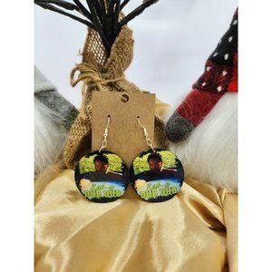 Yellowstone handcrafted baltic birch wood earrings, New, Lightweight.